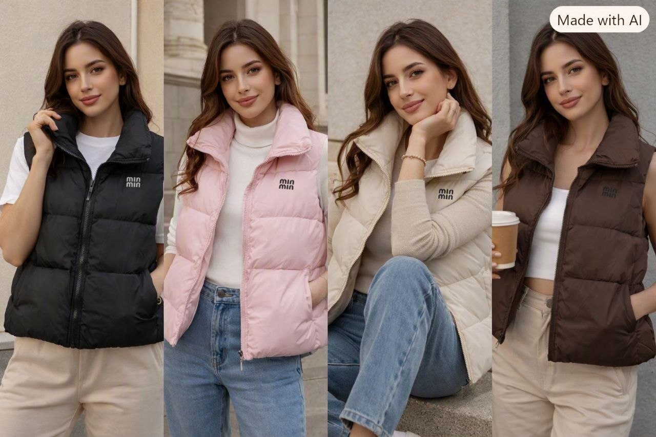 پافر نگین دار زنانه مارک miumiu کد 420592