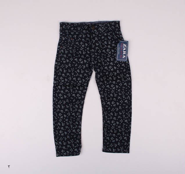 شلوار کتان طرح جینز دخترانه 16118 سایز 2 تا 8 سال مارک ZARA