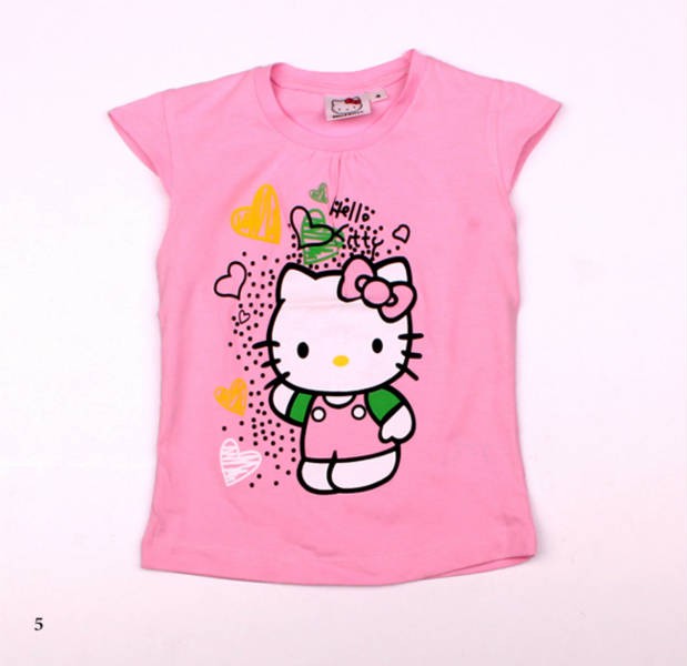 بلوز دخترانه 40015 سایز 3 تا 10 سال مارک Hello kitty