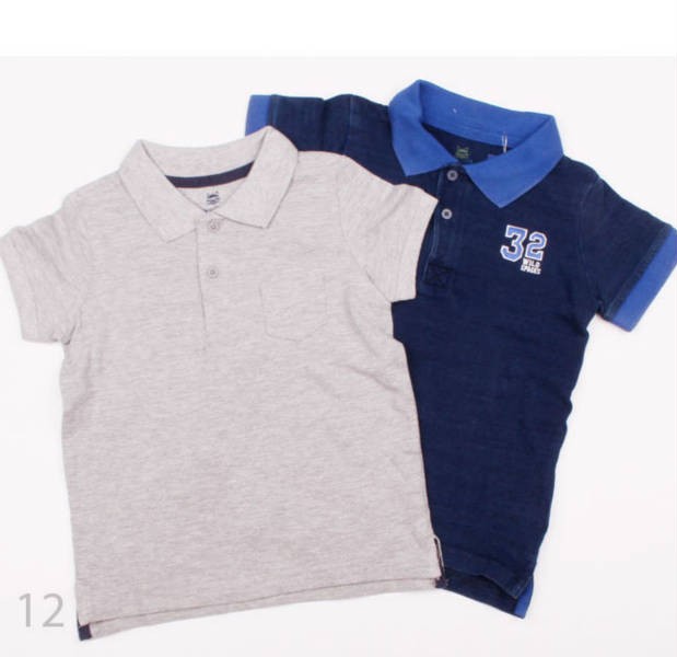 تی شرت دو عددی پسرانه 100914 سایز 12 ماه تا 7 سال مارک lupilu محصول بنگلادش