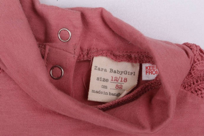 بلوز دخترانه 16334 سایز 3 تا 36 ماه مارک ZARA