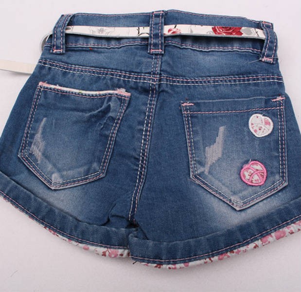 شورتک جینز دخترانه 110244 سایز 6 تا 36 ماه مارک Denim