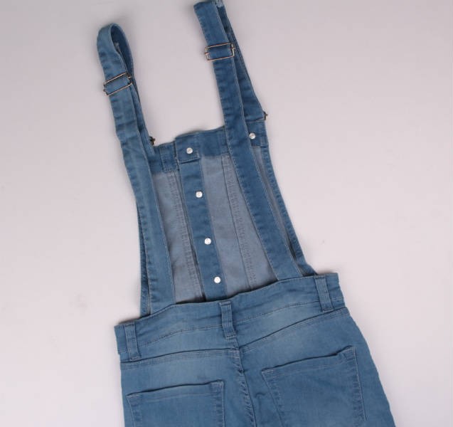 پیشبنددار جینز زنانه 16190 سایز 36 تا 48 مارک MANGO