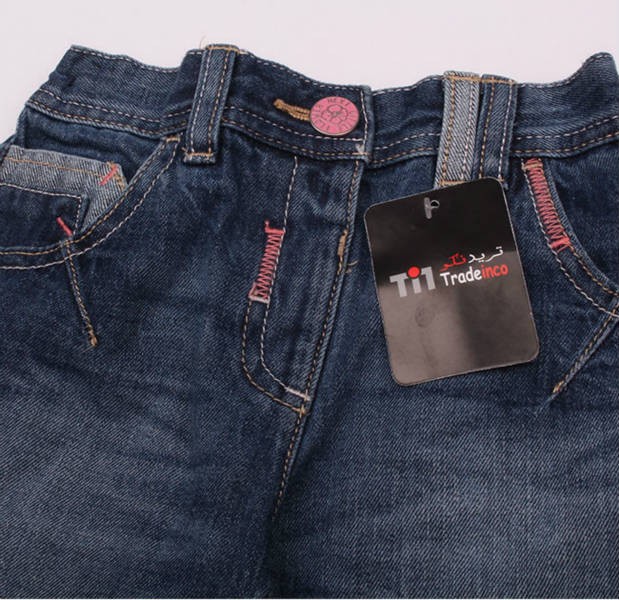 شلوار جینز دخترانه 110381 سایز 3 ماه تا 7 سال 