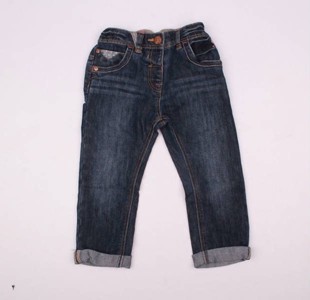 شلوار جینز دخترانه 110381 سایز 3 ماه تا 7 سال 
