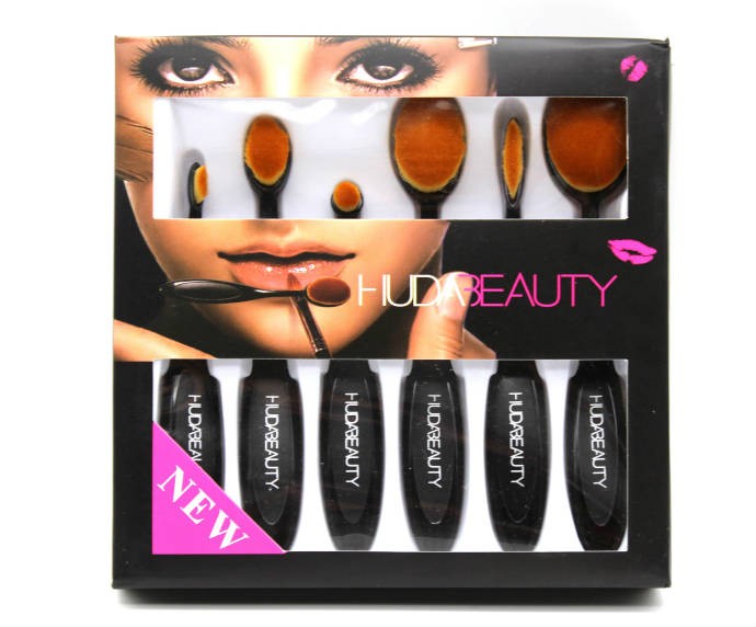 ست برس ارایشی 6 عددی HUDA BEAUTY  کد 14225 (viva)