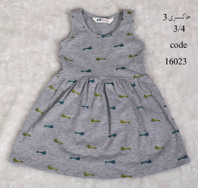 سارافون دخترانه 16023 سایز 1.5 تا 8 سال مارک H&M