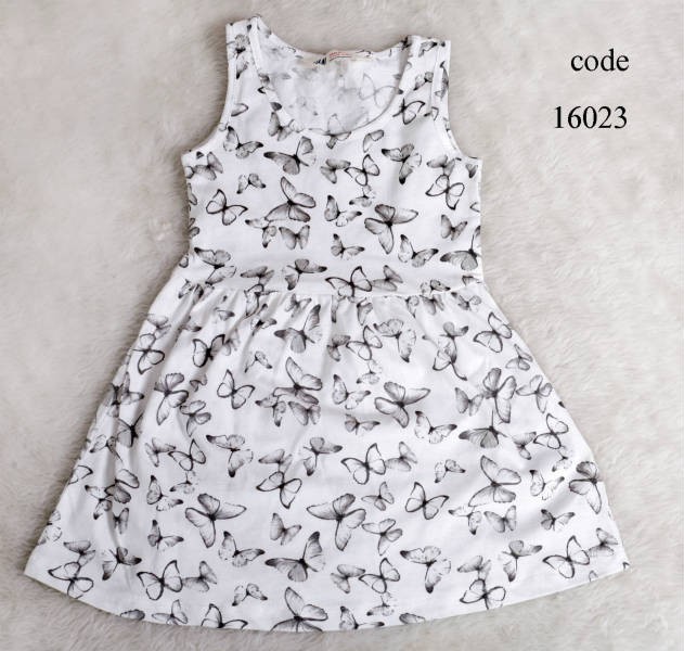 سارافون دخترانه 16023 سایز 1.5 تا 8 سال مارک H&M