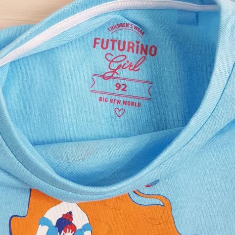 تی شرت دخترانه 20135 سایز 2 تا 7 سال مارک FUTURINO