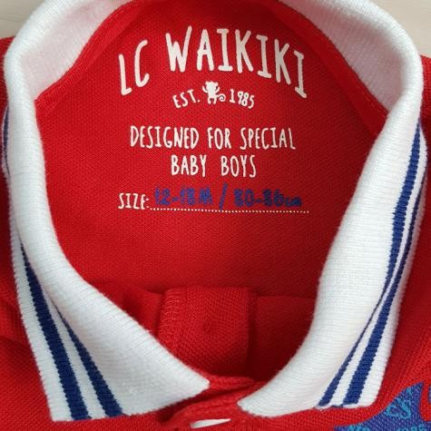 تی شرت پسرانه 20134 سایز 3 تا 36 ماه مارک LC WALKIKI