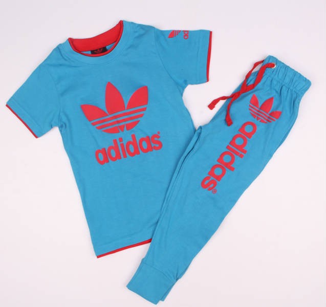 ست بلوز و شلوار ورزشی 110727 سایز 2 تا 12 سال کد 3 مارک ADIDAS