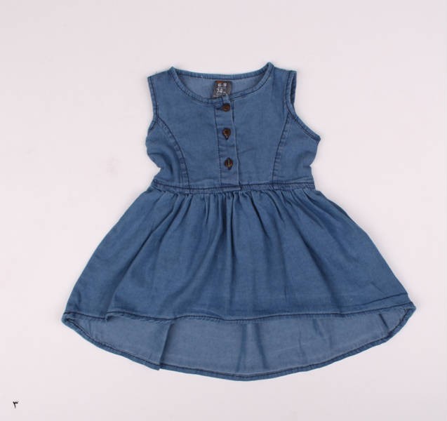 سارافون دخترانه 16002 سایز 6 تا 36 ماه مارک ZARA KIDS