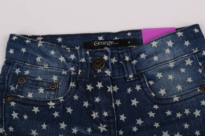شلوار جینز دخترانه 13829 سایز 4 تا 14 سال مارک GEORGE