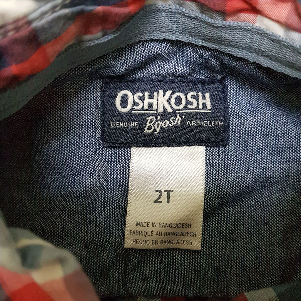 پیراهن پسرانه 13676 سایز 12 ماه تا 14 سال Oshkosh