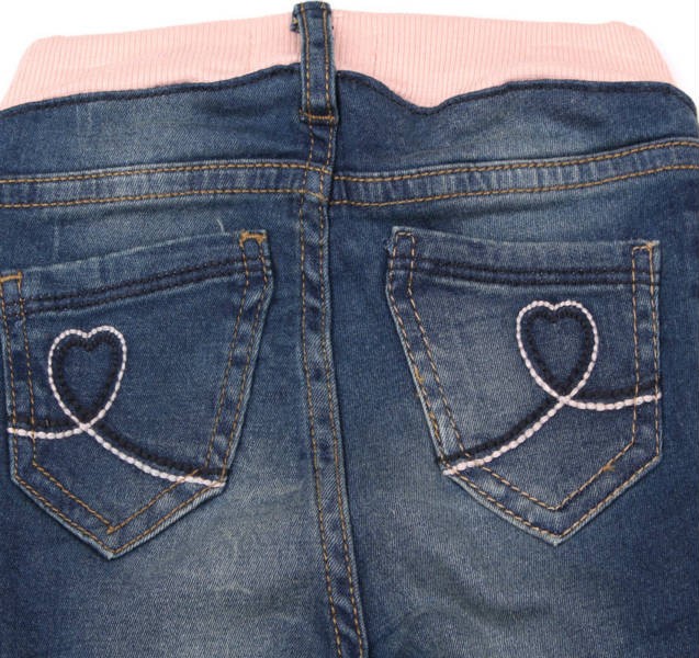 شلوار جینز دخترانه 13718 skilldenim