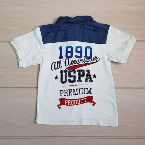تی شرت پسرانه 19995 سایز 12 ماه تا 6 سال مارک US POLO