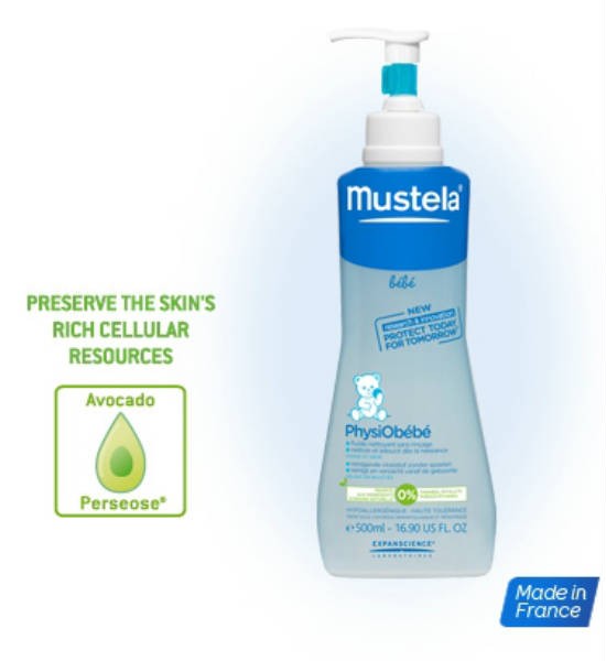 محلول پاک کننده فیزیو ب ب mustela کد 14731