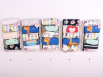 بادی آستین بلند 5 عددی پسرانه 12044 سایز 3 ماه مارک  Carters BLUE FLY