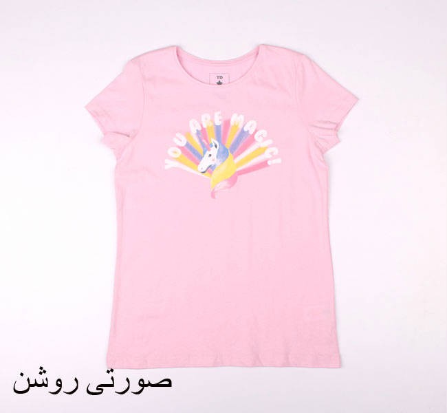 تی شرت دخترانه 13233 کد9  سایز1/5 تا 12 سال Fashion