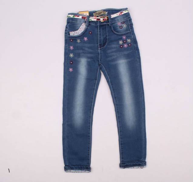 شلوار دخترانه 110239 سایز S ,M , L  کد1 مارک JEANS