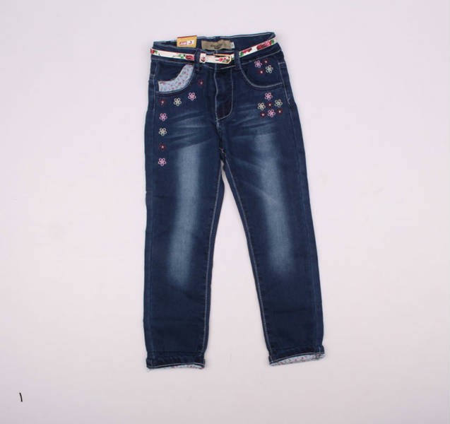 شلوار دخترانه 110239 سایز S ,M , L  کد1 مارک JEANS