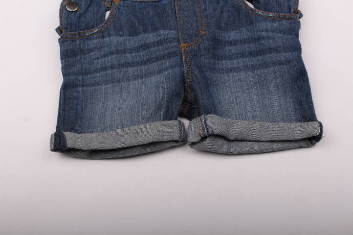 پیشبنددار جینز دخترانه 12515 سایز 2 تا 18 ماه مارک H&M