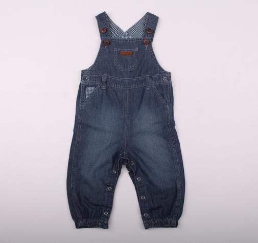 پیشبندار جینز پسرانه 12516 سایز بدوتولد تا 6 ماه مارک H&M