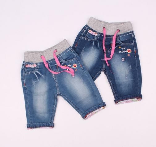 شلوارک دخترانه 110222 سایز 6 تا 36 ماه مارک  Denim