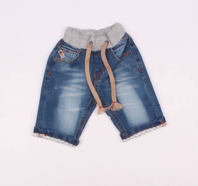 شلوارک جینز پسرانه 110231 سایز 9 تا 36 ماه مارک DENIM