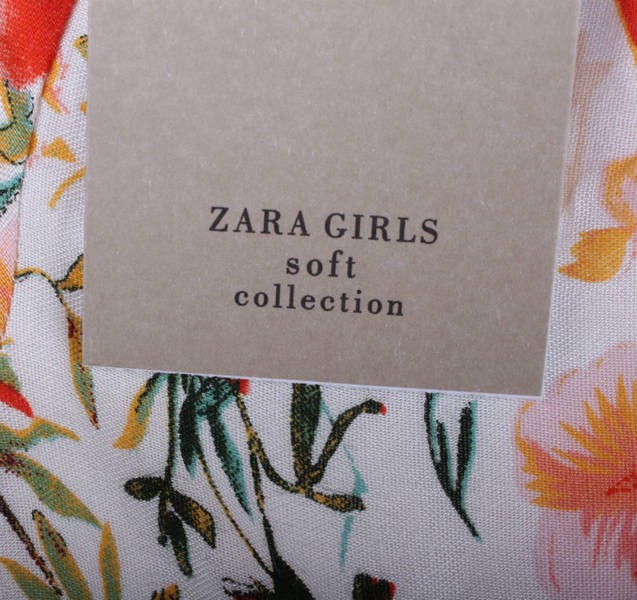 سارافون دخترانه 12574 سایز 2 تا 8 سال مارک ZARA