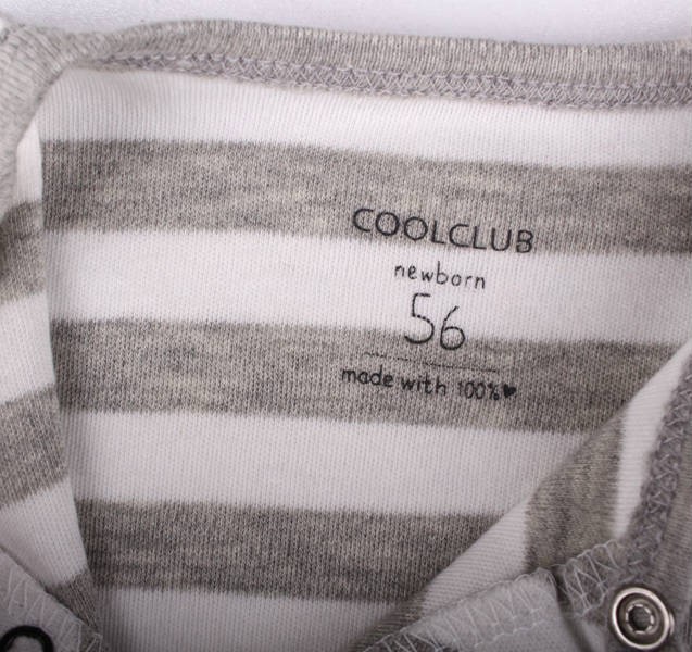 سرهمی کلاه دار پسرانه  12638 سایز 1 تا 9 ماه مارک coolclub 