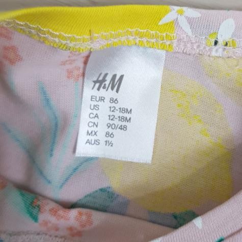 بلوز دخترانه 20246 سایز 6 ماه تا 2 سال مارک H&M