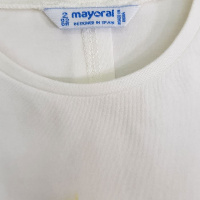تی شرت دخترانه 20517 سایز 2 تا 9 سال مارک MAYORAL