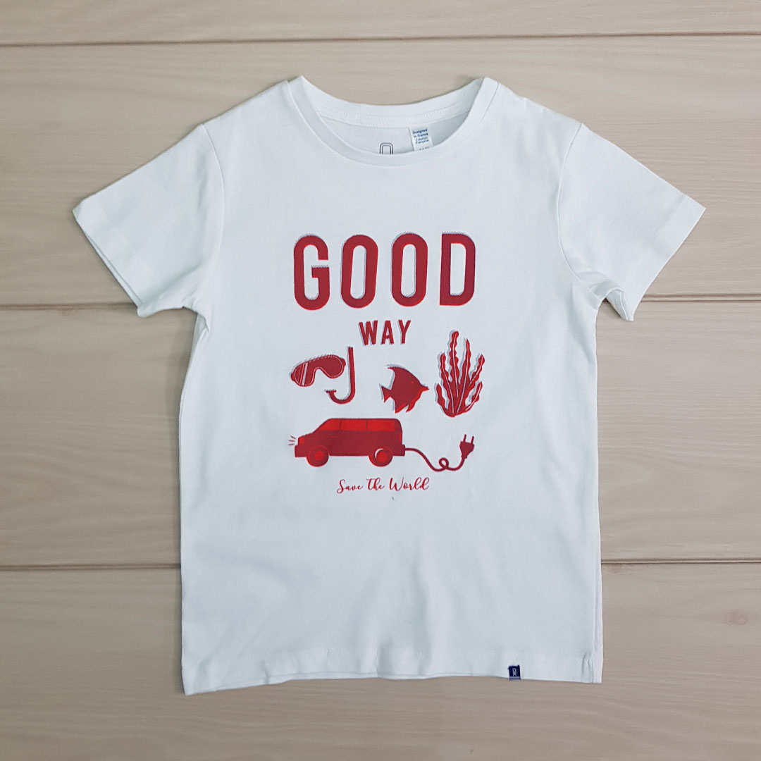 تی شرت پسرانه 20610 سایز 3 تا 12 سال مارک OKAIDI
