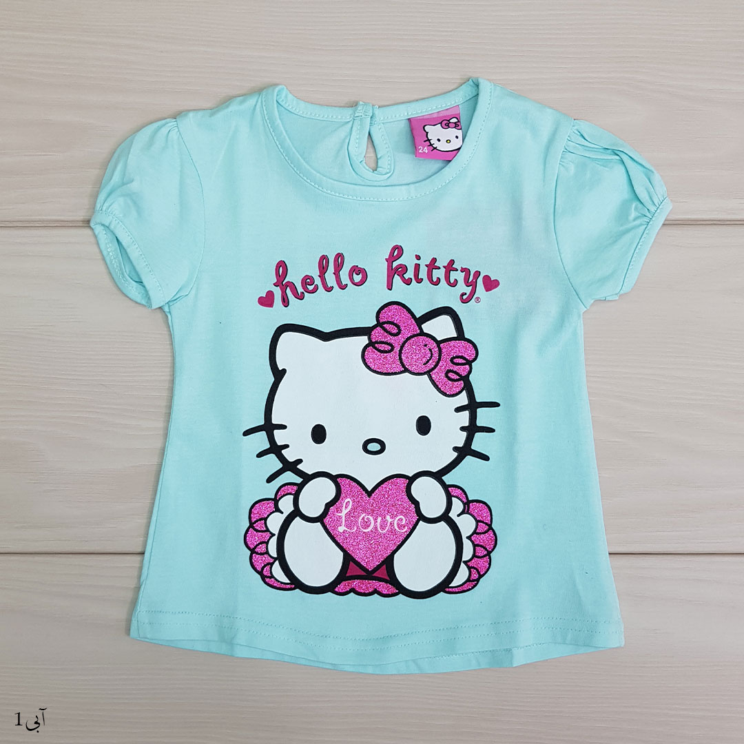 بلوز دخترانه 20626 سایز 12 تا 36 ماه مارک HELLO KITTY