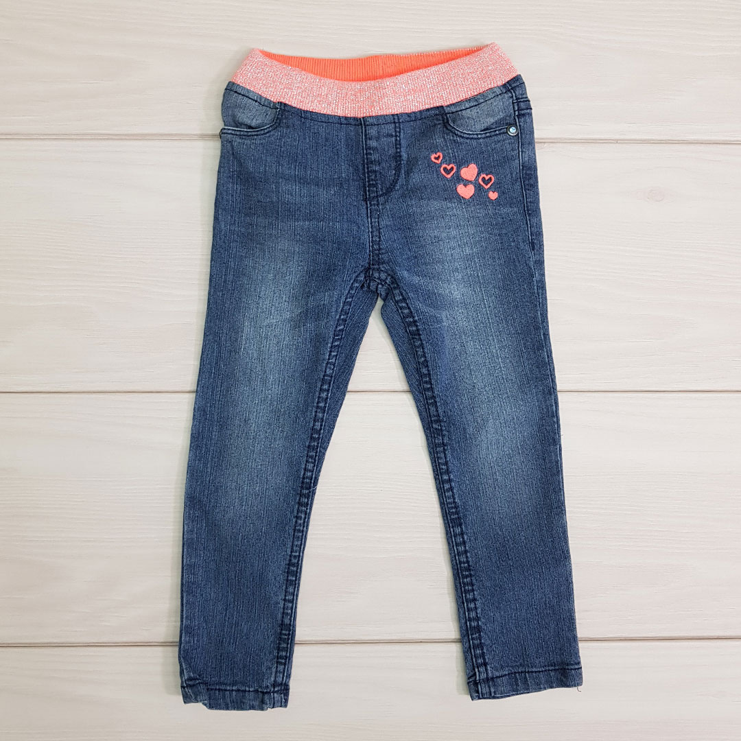 شلوار جینز دخترانه 20660 سایز 2 تا 7 سال مارک KIKI&KOKO
