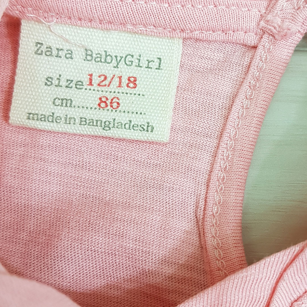 بلوز دخترانه 20723 سایز 6 ماه تا 4 سال مارک ZARA