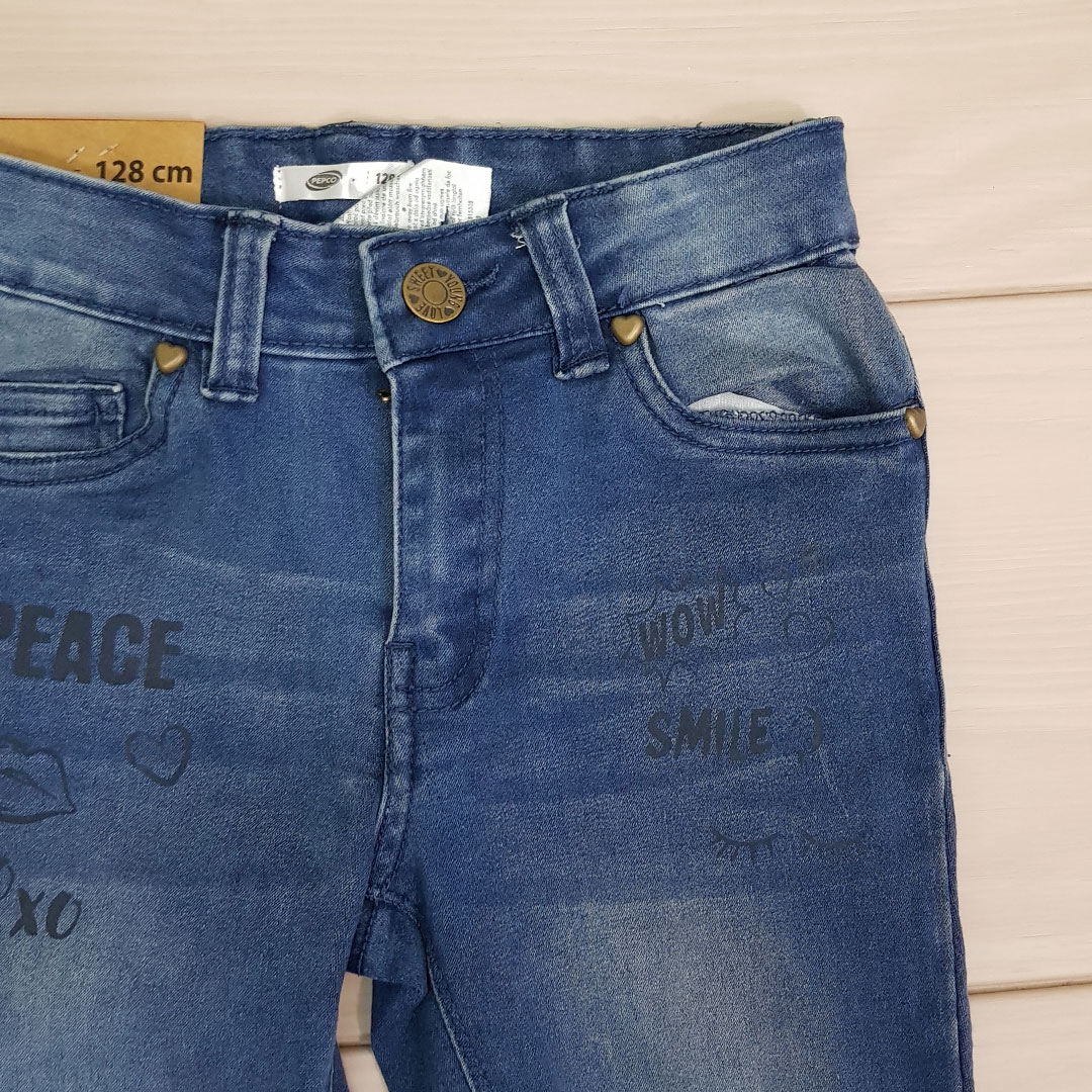 شلوار جینز دخترانه 20800 سایز 8 تا 14 سال مارک PEPCO