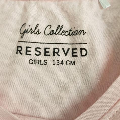 تی شرت دخترانه 20177 سایز 9 تا 14 سال مارک RESERVED