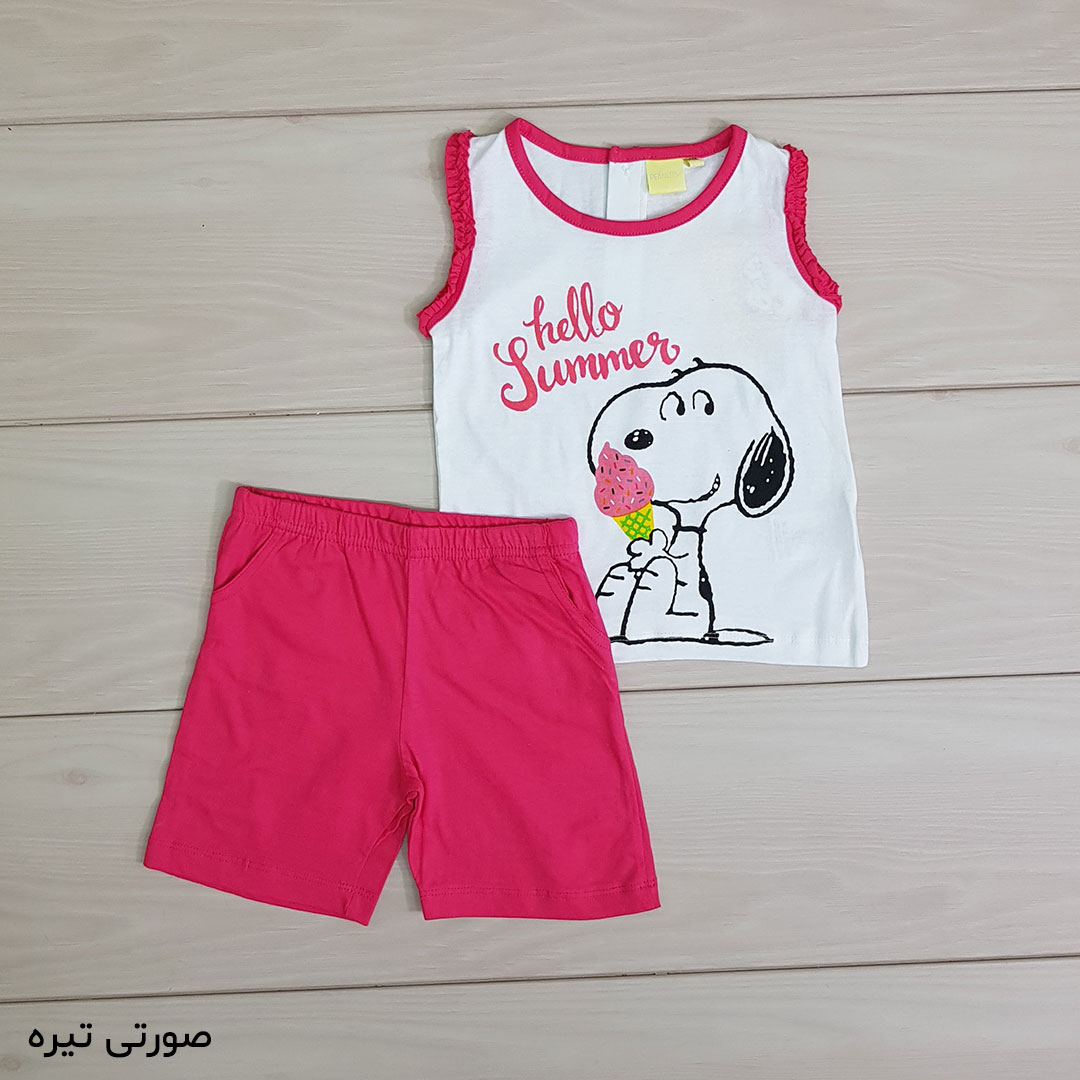 ست دخترانه 20991 سایز 12 تا 36 ماه کد 4 مارک PEANUTS