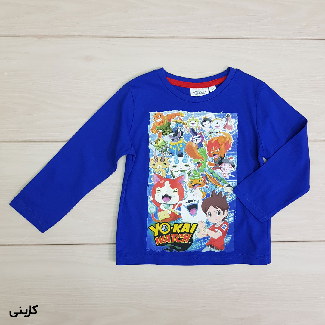 بلوز پسرانه 21120 سایز 3 تا 8 سال مارک YOKAI WATCH