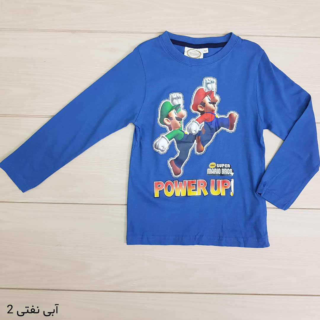 بلوز پسرانه 21135 سایز 6 تا 13 سال مارک NINTENDO