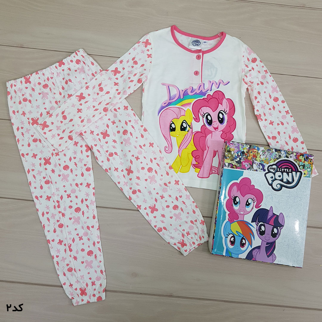 ست دخترانه 21396 سایز 3 تا 7 سال مارک PONY