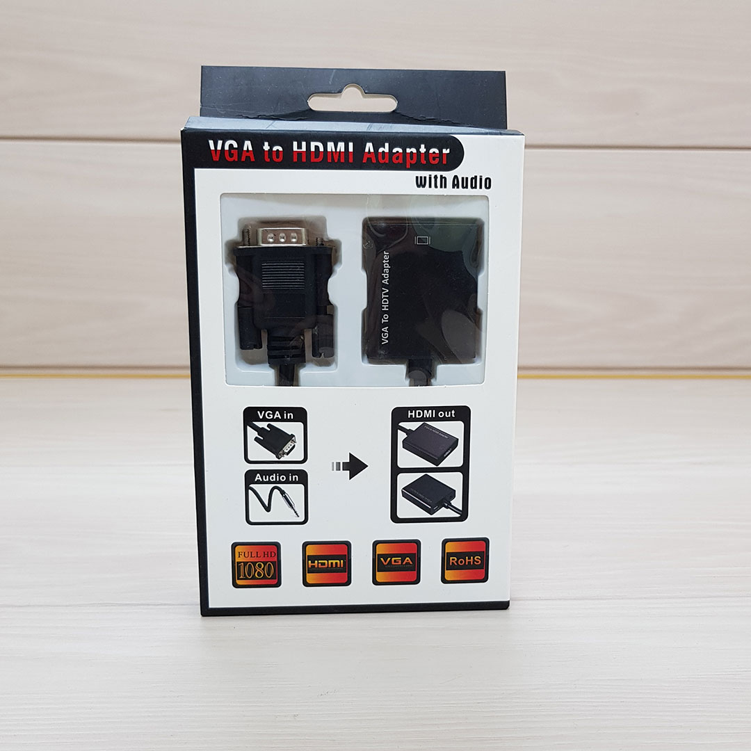 تبدیل VGA TO HDMI (جعبه سفید) کد 51047