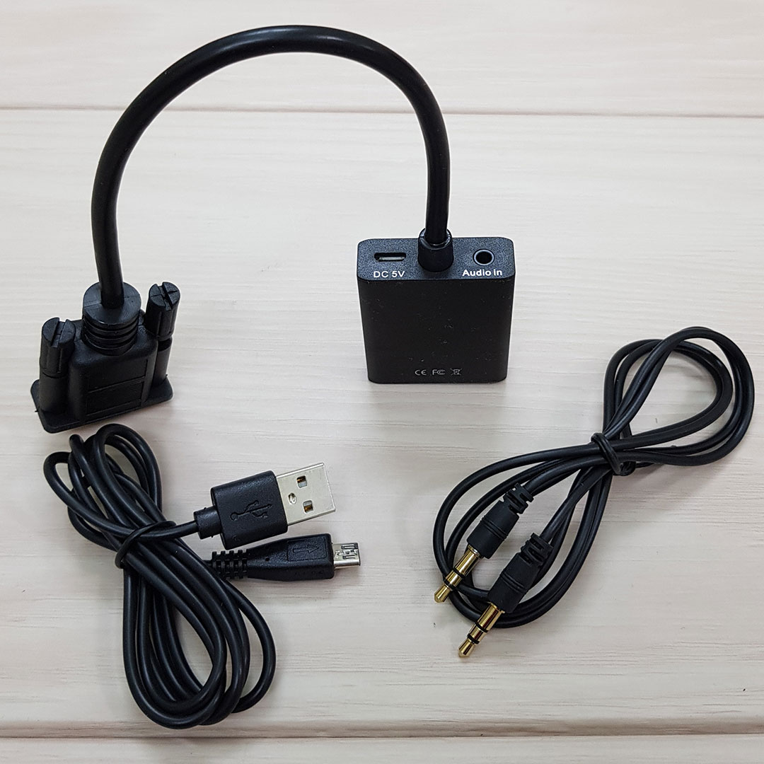 تبدیل VGA TO HDMI (جعبه سفید) کد 51047