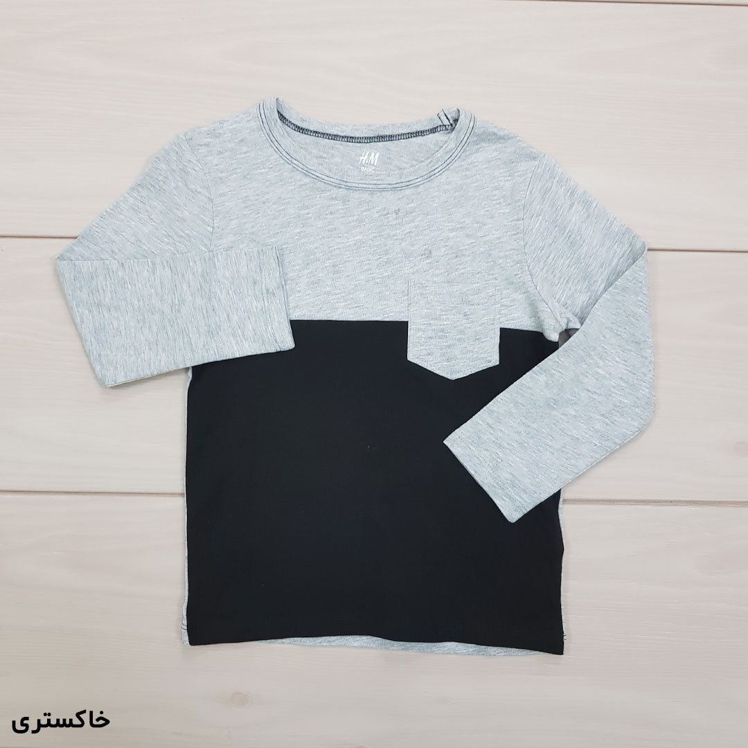 بلوز پسرانه 21442 سایز 1.5 تا 10 سال مارک H&M