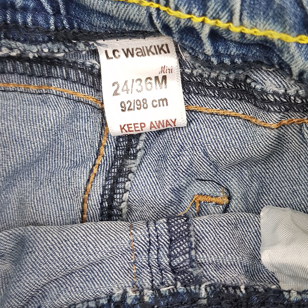 شلوار جینز 21528 سایز 3 تا 36 ماه مارک LC WALKIKI