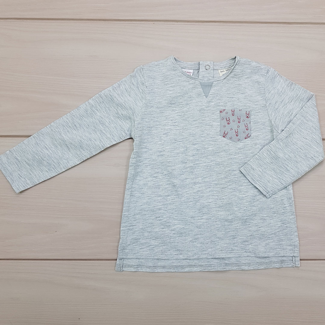 بلوز پسرانه 21605 سایز 3 ماه تا 3 سال مارک ZARA