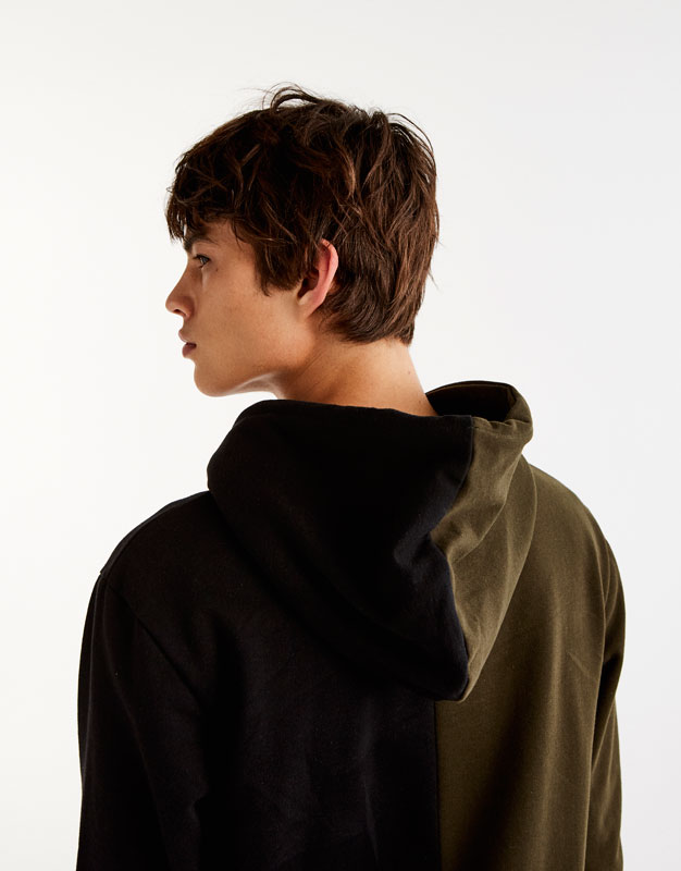 سویشرت کلاه دار مردانه 21841 مارک PULL & BEAR