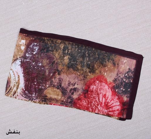 روسری حریر دیجیتال 10986 کد 2